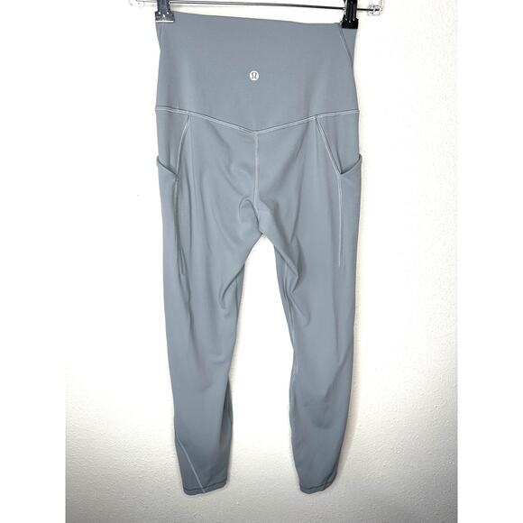 Lululemon Gray High-Rise Pocketed Pants 4 - Picture 5 of 10